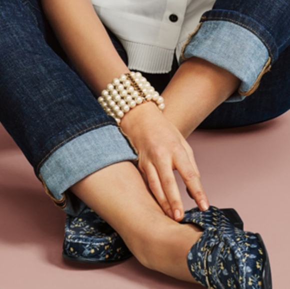 CAbi Carnaby Velvet Loafer Shoes - Picture 3 of 8